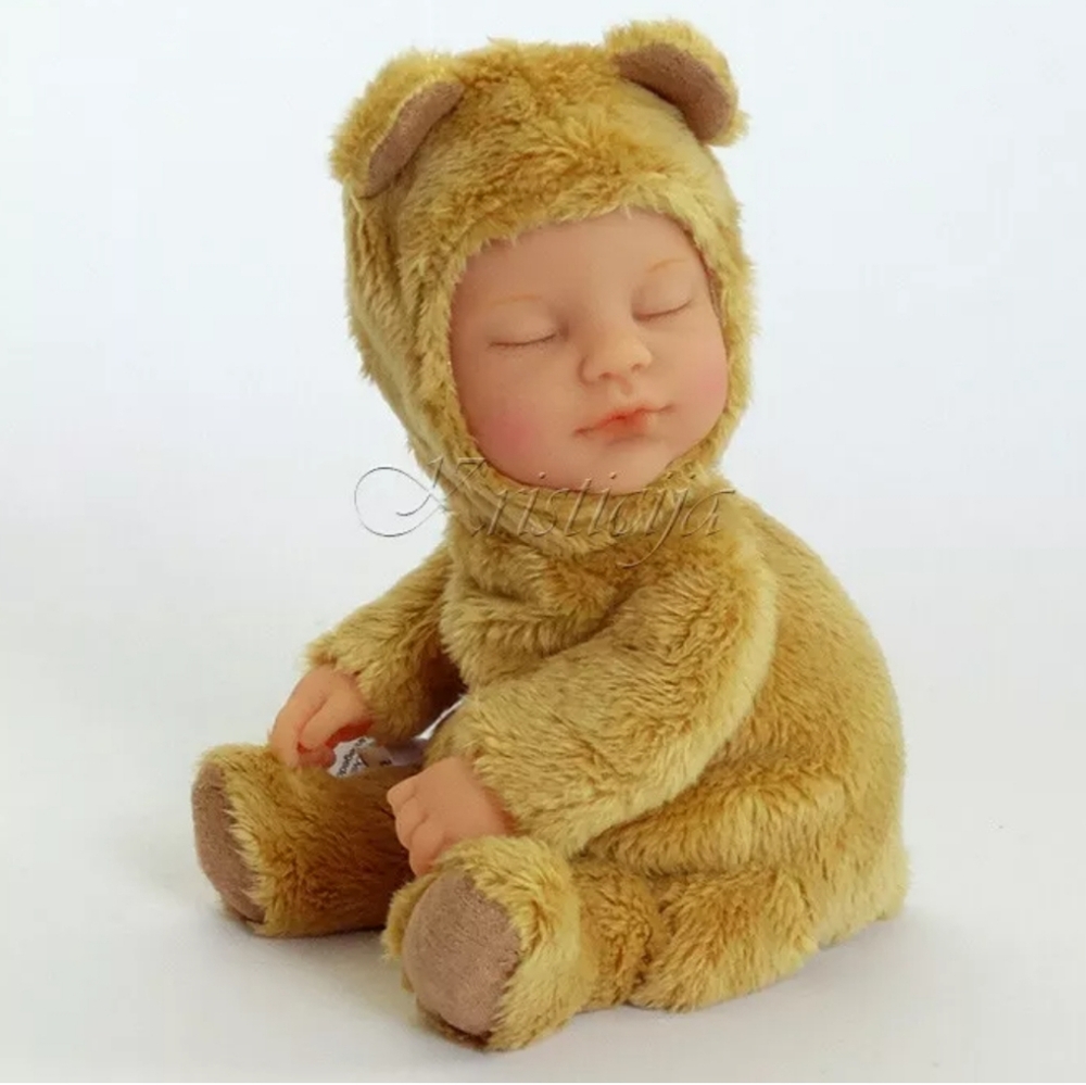 NIB Anne Geddes Teddy Bear Doll 9"